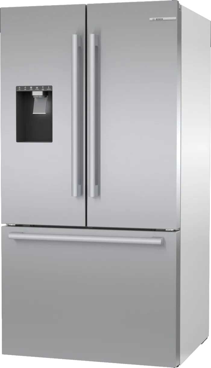 500 Series French Door Bottom Mount Refrigerator 36'' Stainless steel (with anti-fingerprint) - Image 2