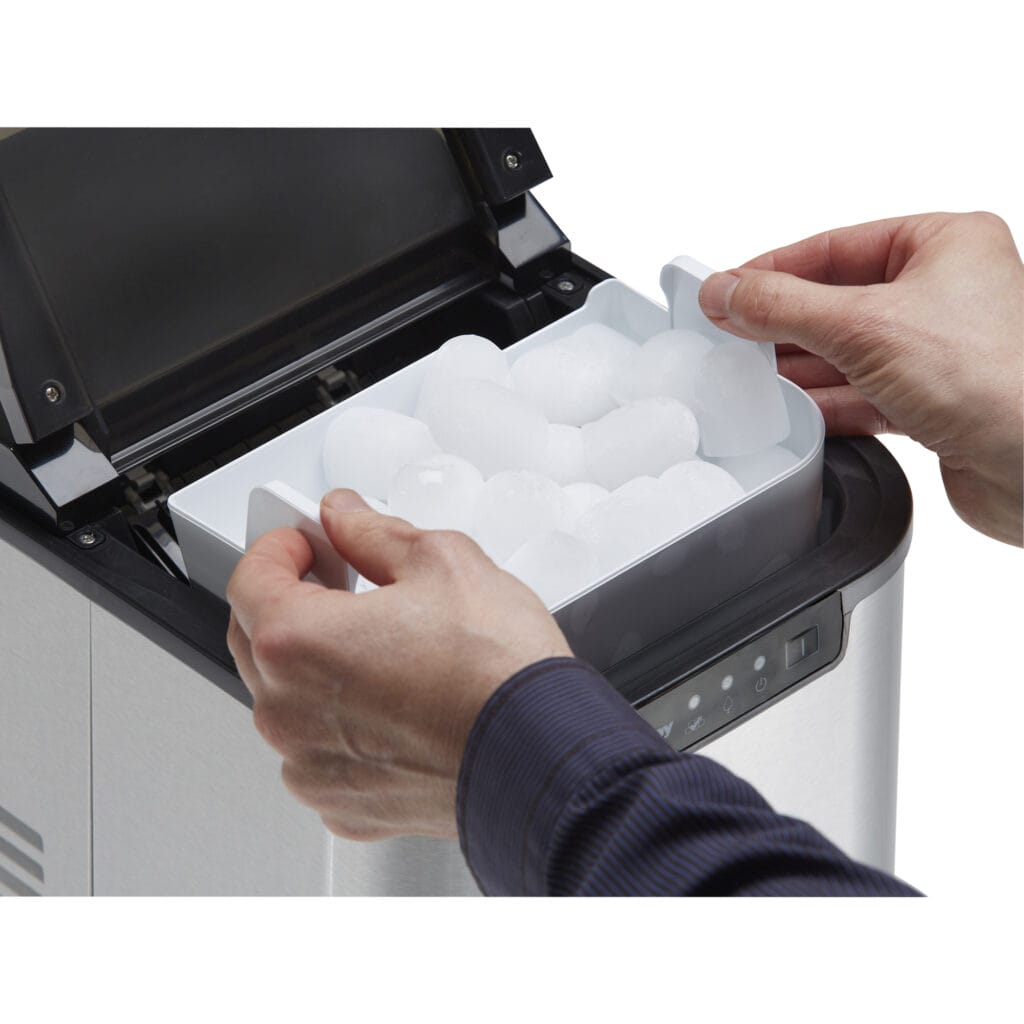 25 lbs. Countertop Ice Maker in Stainless Steel - Image 9