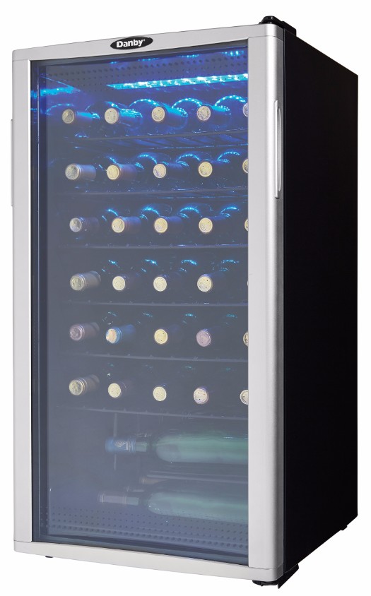 36 Bottle Free-Standing Wine Cooler in Platinum - Image 3