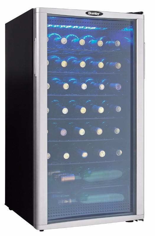 36 Bottle Free-Standing Wine Cooler in Platinum - Image 2