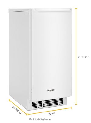 15-Inch Built-In Icemaker with Clear Ice Technology for Crystal-Clear Ice - Image 5