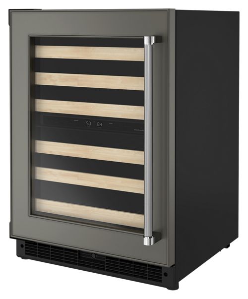24" Panel-Ready Undercounter Wine Cellar with Wood-Front Racks - Image 5