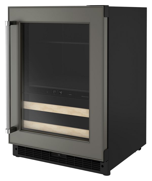 24" Panel-Ready Beverage Center with Wood-Front Racks - Image 3