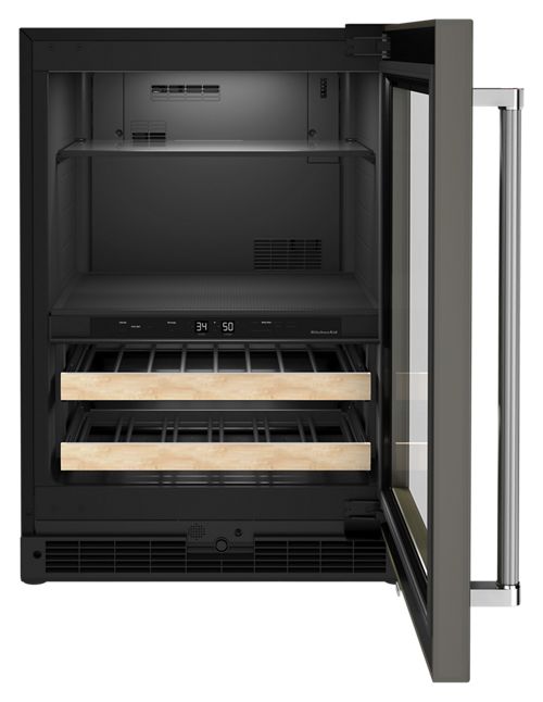 24" Panel-Ready Beverage Center with Wood-Front Racks - Image 5